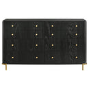 Arini 8-drawer Dresser Black