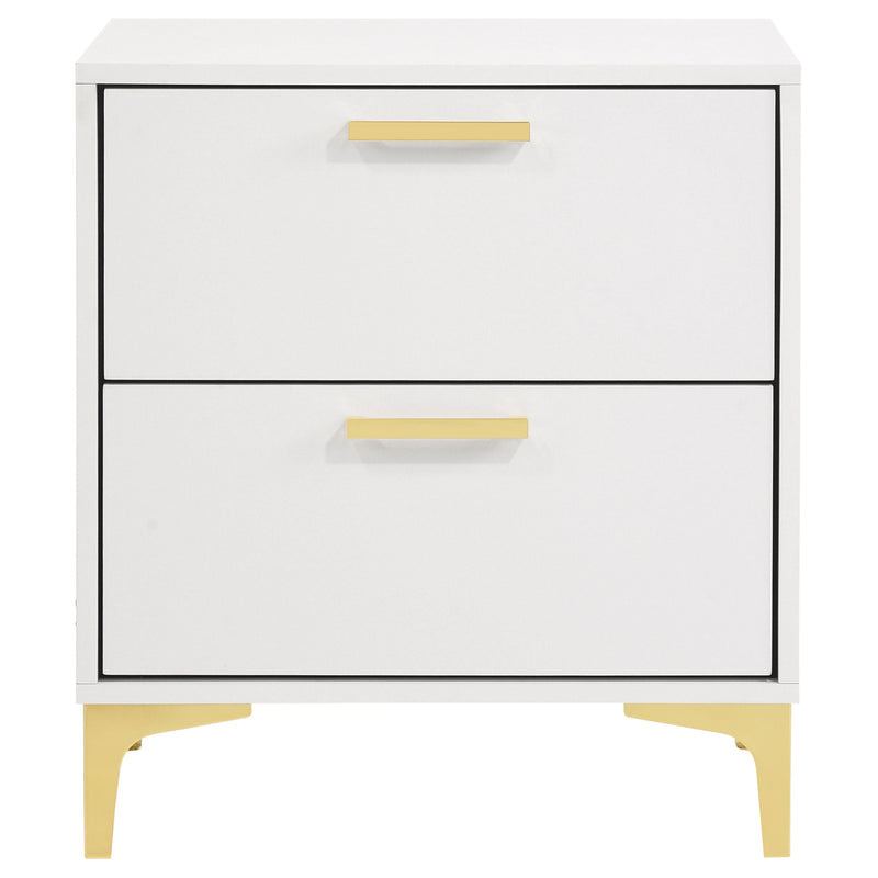 Kendall 2-drawer Nightstand Black