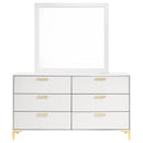 Kendall 6-drawer Dresser Black