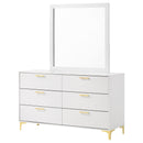Kendall 6-drawer Dresser Black