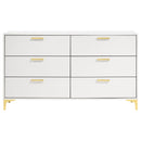Kendall 6-drawer Dresser Black