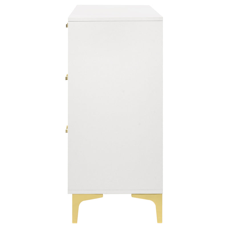 Kendall 6-drawer Dresser Black