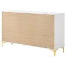 Kendall 6-drawer Dresser Black