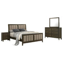 Wilkes  California King Bedroom Set Dark Cocoa