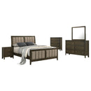 Wilkes  California King Bedroom Set Dark Cocoa