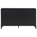 Briana 8-drawer Dresser with Mirror Black