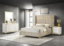 Lucia   Bedroom Set Beige and White