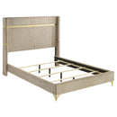 Lucia   Bedroom Set Beige and White