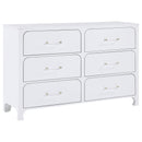 Anastasia  Bedroom Set Pearl White