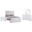 Anastasia  Bedroom Set Pearl White