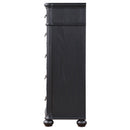 Celina 5-drawer Bedroom Chest Black