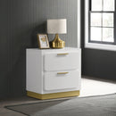 Caraway 2-drawer Nightstand Black