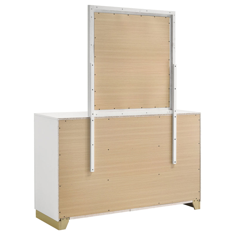 Caraway 6-drawer Dresser Black