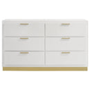 Caraway 6-drawer Dresser Black
