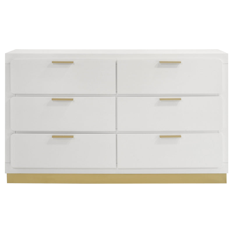 Caraway 6-drawer Dresser Black