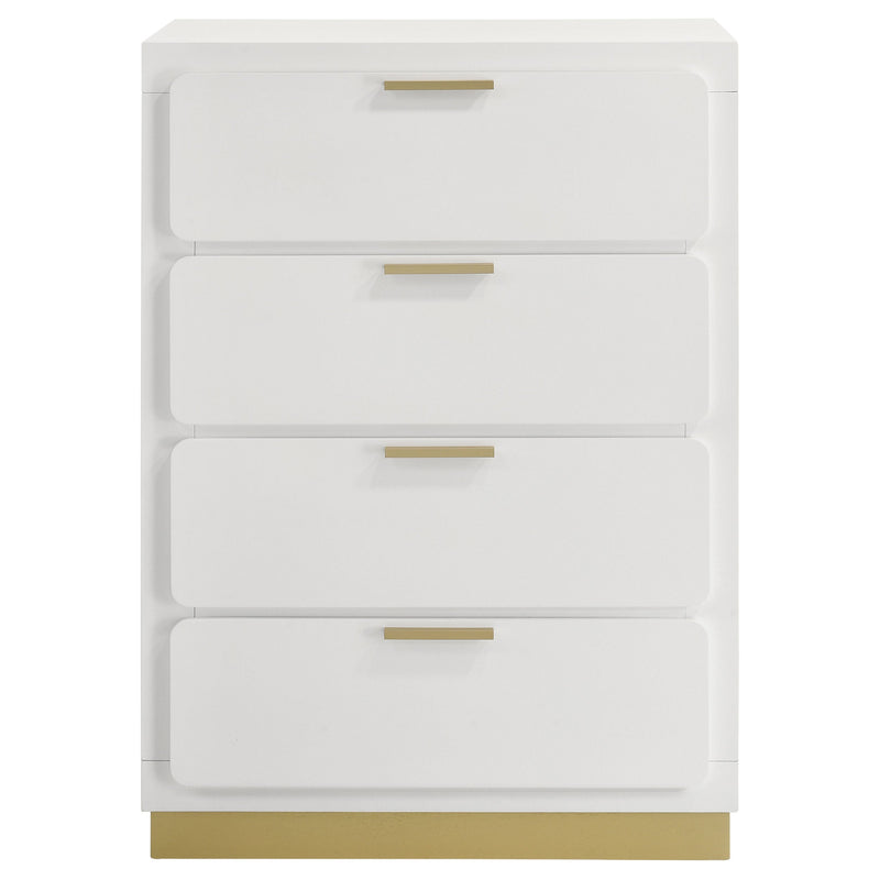 Caraway 4-drawer Bedroom Chest Black