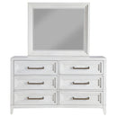 Marielle 6-drawer Bedroom Dresser Distressed White