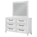Marielle 6-drawer Bedroom Dresser Distressed White