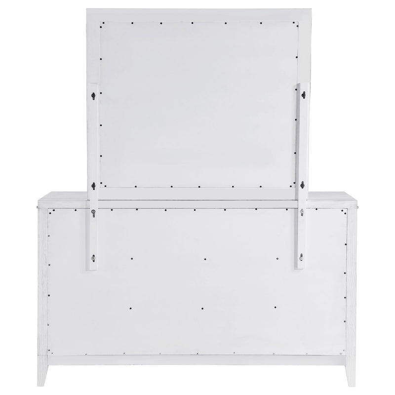 Marielle 6-drawer Bedroom Dresser Distressed White