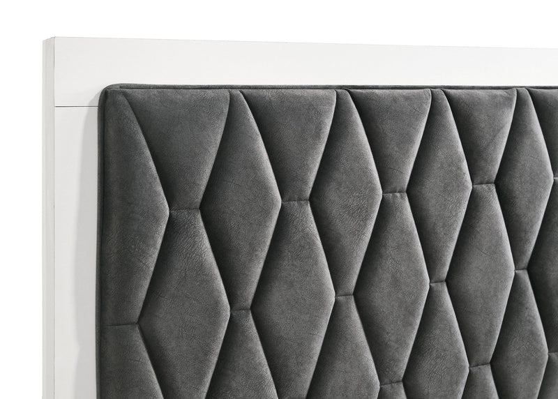 Sonoma Upholstered  Wingback Bed Beige
