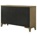 Granada 8-drawer Dresser and Mirror Natural Pine