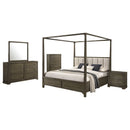 Gran Park  California King Bedroom Set Dark Cocoa