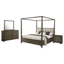 Gran Park  California King Bedroom Set Dark Cocoa