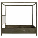 Gran Park California King Four Poster Canopy Bed Dark Cocoa