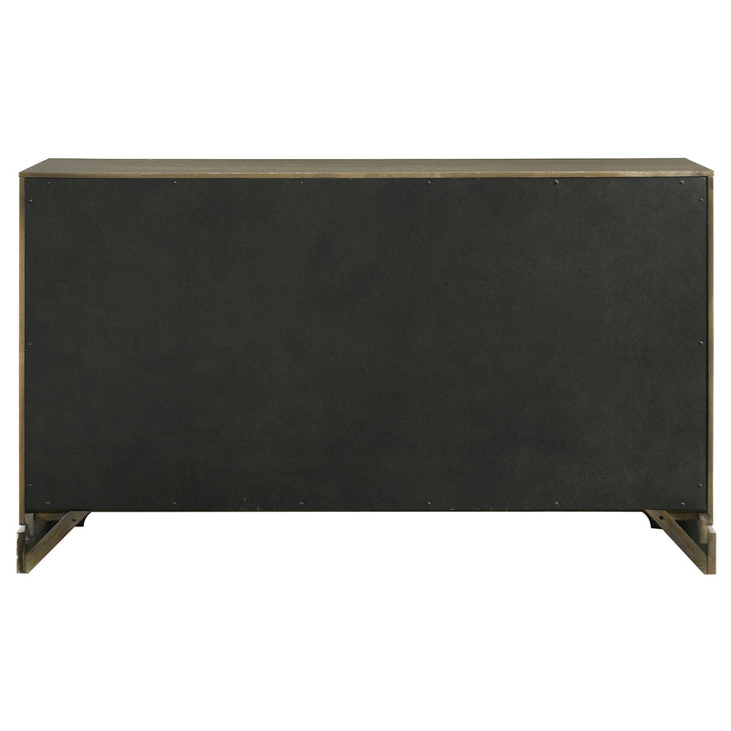 Gran Park 6-drawer Dresser and Mirror Dark Cocoa