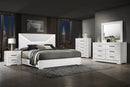 Ives   Bedroom Set Grey High Gloss