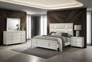 Olivia  California King Bedroom Set Pearl White