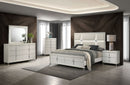 Olivia  California King Bedroom Set Pearl White