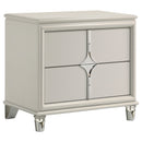 Olivia  California King Bedroom Set Pearl White