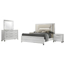 Marmore  California King Bedroom Set White
