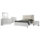 Marmore  California King Bedroom Set White