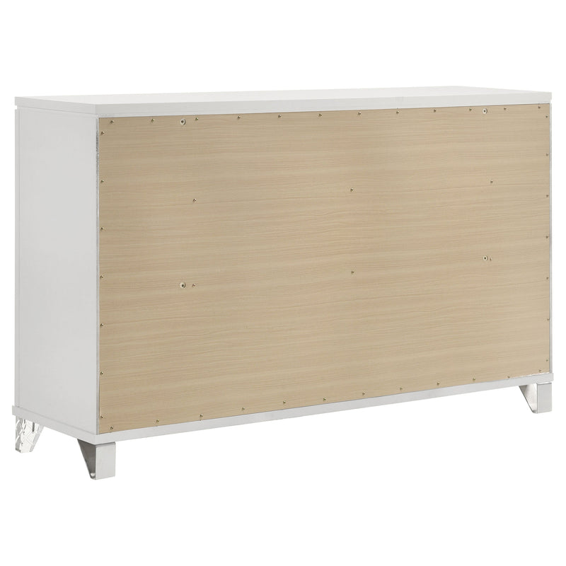Marmore  California King Bedroom Set White