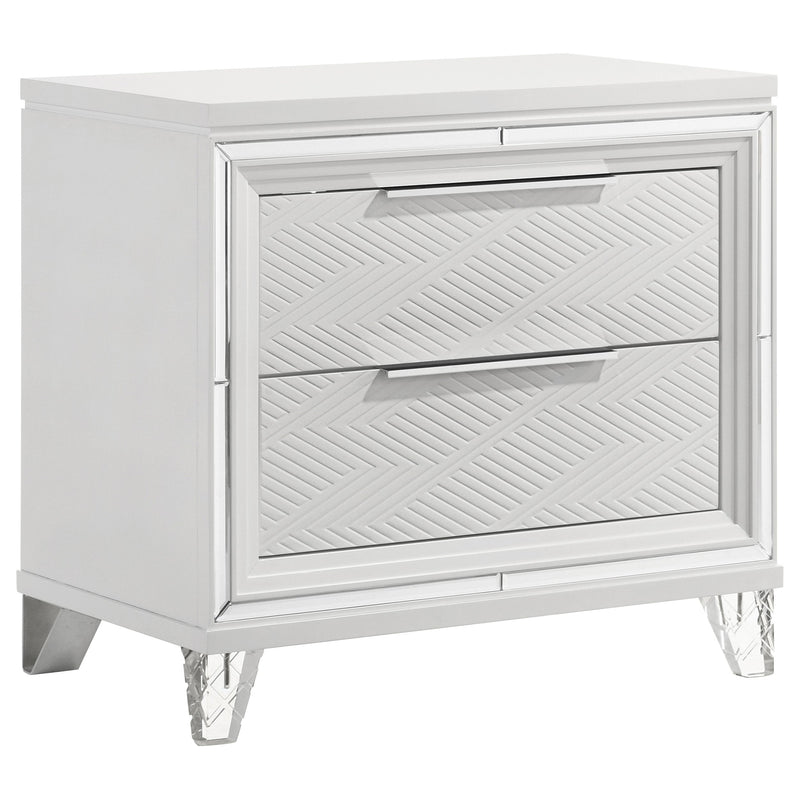 Marmore  California King Bedroom Set White
