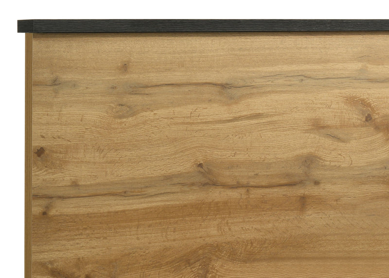 Kauffman Wood California King Panel Bed Dark Cocoa