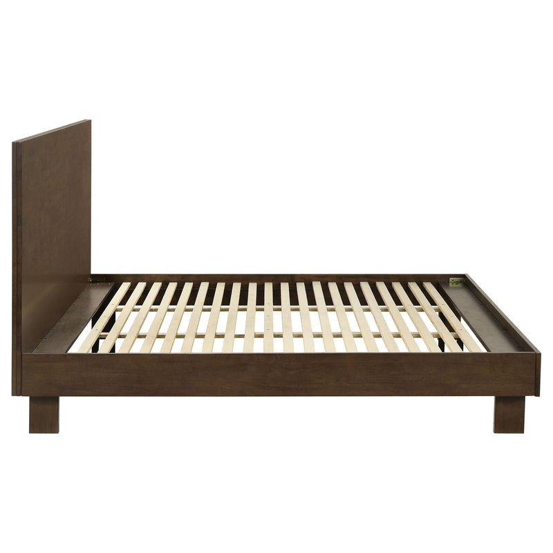 Glenwood 48-inch  Platform Panel Bed Warm Brown