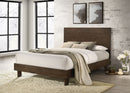 Glenwood 48-inch  Platform Panel Bed Warm Brown