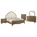 Revello  California King Bedroom Set Washed Mango