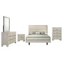 Trenton   Bedroom Set Rustic Cream