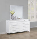 Gracemont 8-drawer Bedroom Dresser with Mirror White