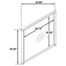 Gracemont Dresser Mirror White