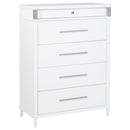 Gracemont 5-drawer Bedroom Chest of Drawers White