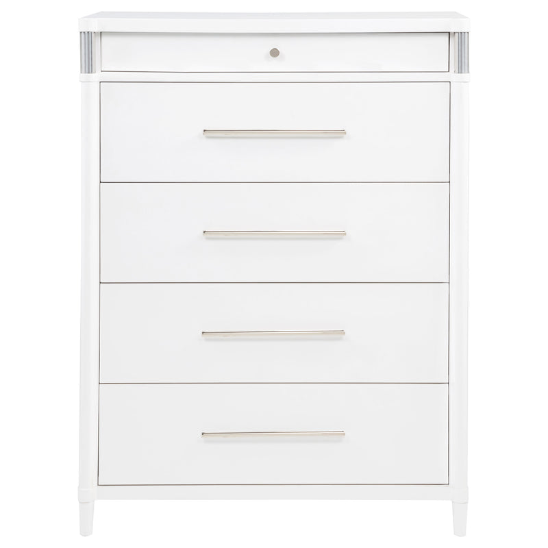 Gracemont 5-drawer Bedroom Chest of Drawers White