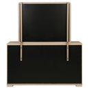 Ladera 6-drawer Bedroom Dresser and Mirror Light Elm