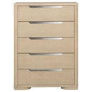 Ladera 5-drawer Bedroom Chest of Drawers Light Elm