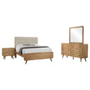 Robyn  California King Bedroom Set Dark Walnut