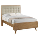 Robyn Wood California King Platform Bed Dark Walnut